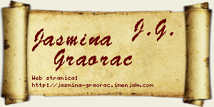 Jasmina Graorac vizit kartica
